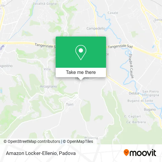 Amazon Locker-Ellenio map