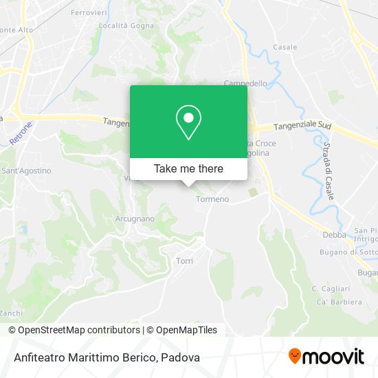 Anfiteatro Marittimo Berico map