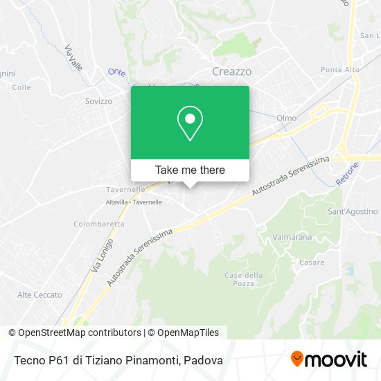 Tecno P61 di Tiziano Pinamonti map