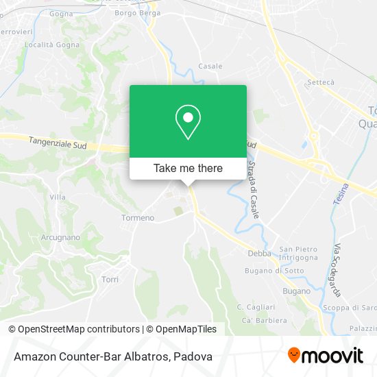 Amazon Counter-Bar Albatros map