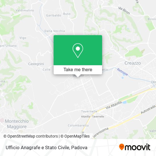 Ufficio Anagrafe e Stato Civile map