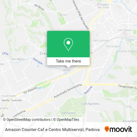 Amazon Counter-Multiservice Center map