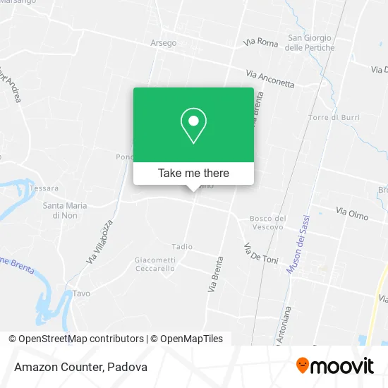 Amazon Counter map