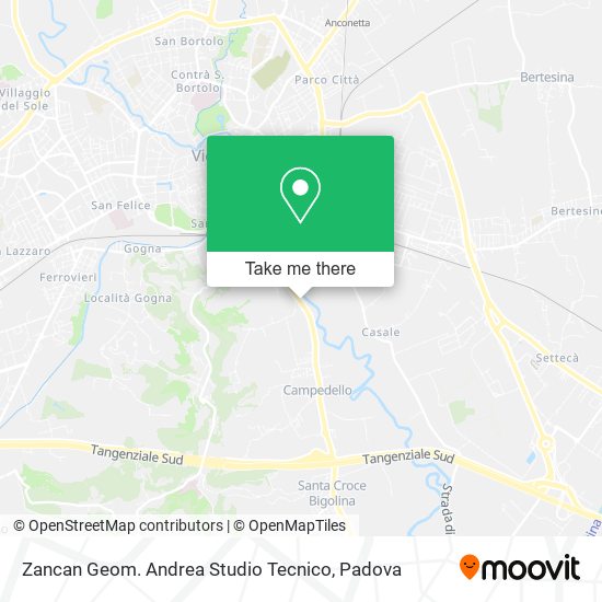 Zancan Geom. Andrea Studio Tecnico map