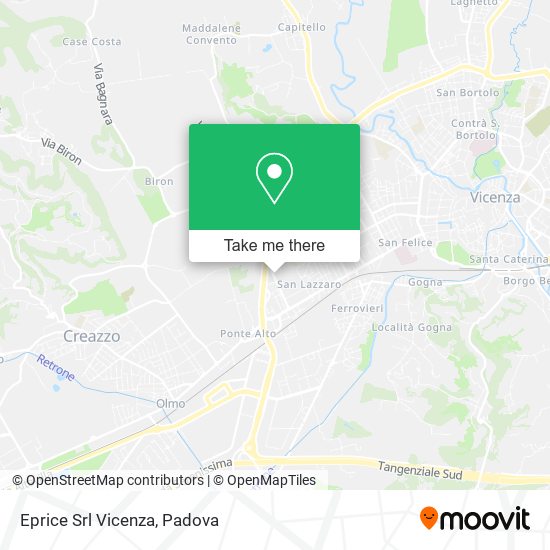 Eprice Srl Vicenza map