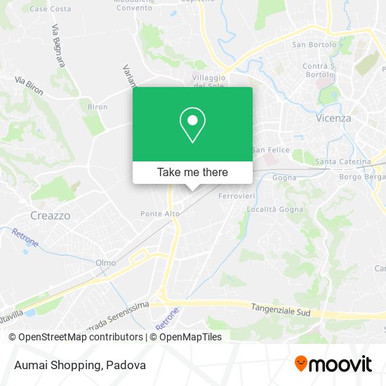 Aumai Shopping map