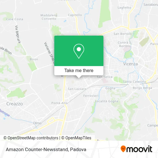 Amazon Counter-Newsstand map