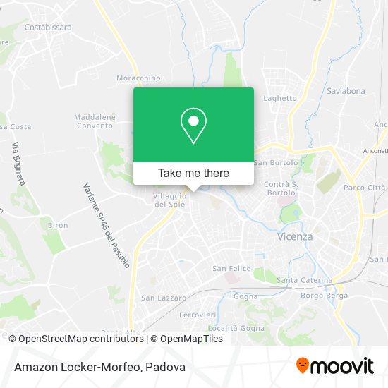 Amazon Locker-Morfeo map