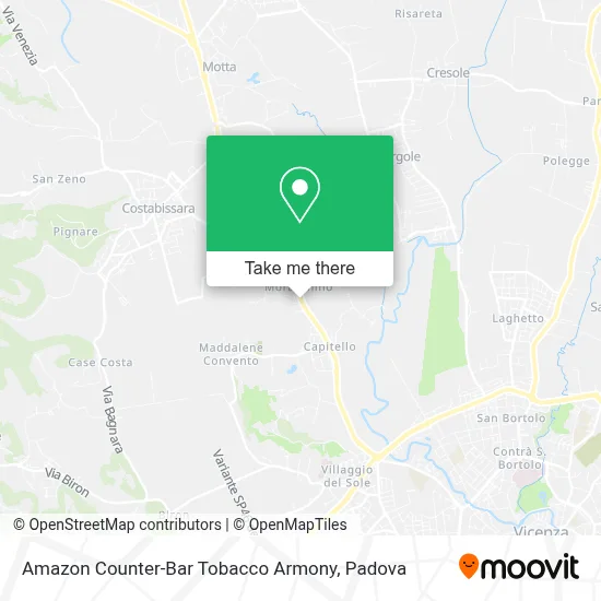 Amazon Counter-Bar Tobacco Armony map