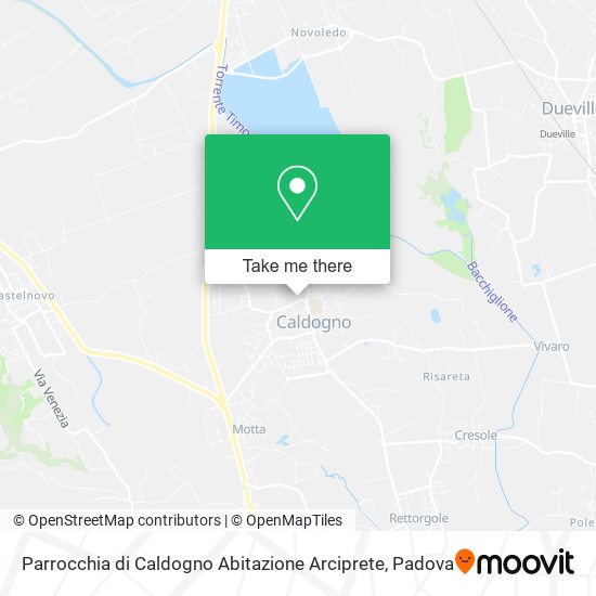 Parrocchia di Caldogno Abitazione Arciprete map