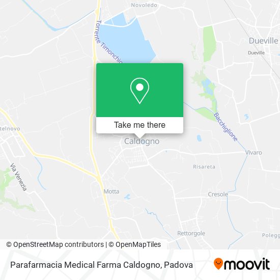 Parafarmacia Medical Farma Caldogno map
