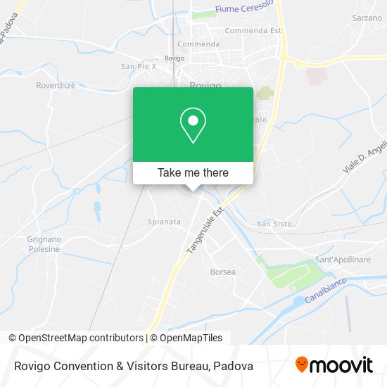 Rovigo Convention & Visitors Bureau map