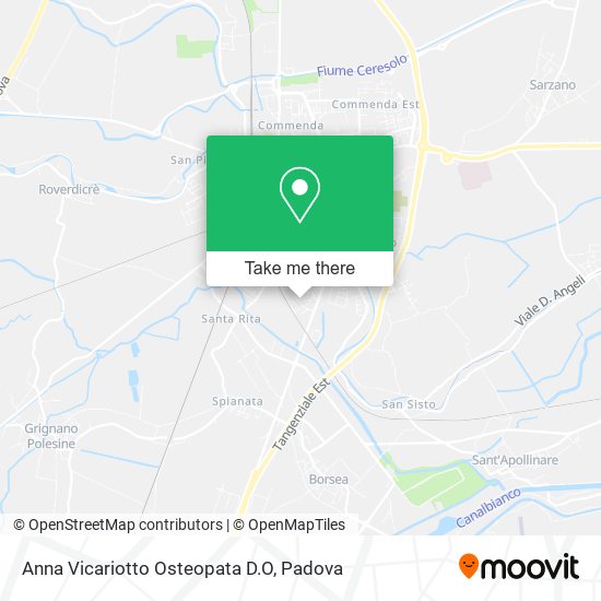 Anna Vicariotto Osteopata D.O map