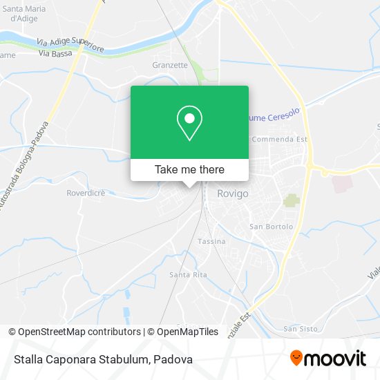 Stalla Caponara Stabulum map