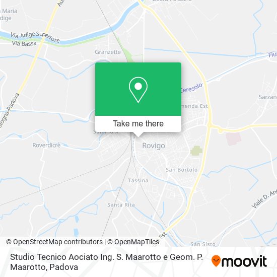 Studio Tecnico Aociato Ing. S. Maarotto e Geom. P. Maarotto map