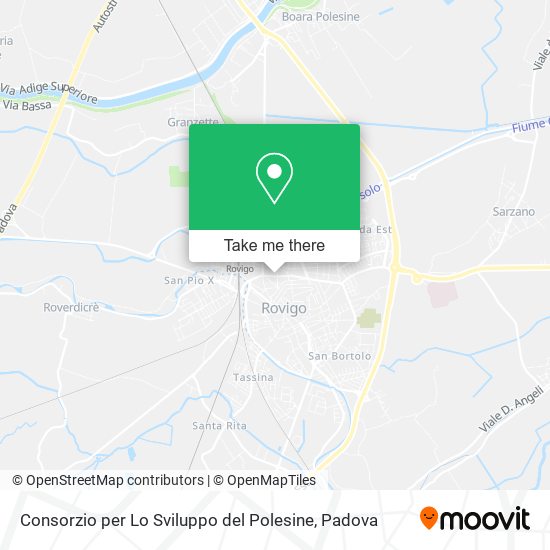 Consorzio per Lo Sviluppo del Polesine map