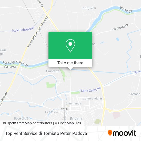 Top Rent Service di Tomiato Peter map