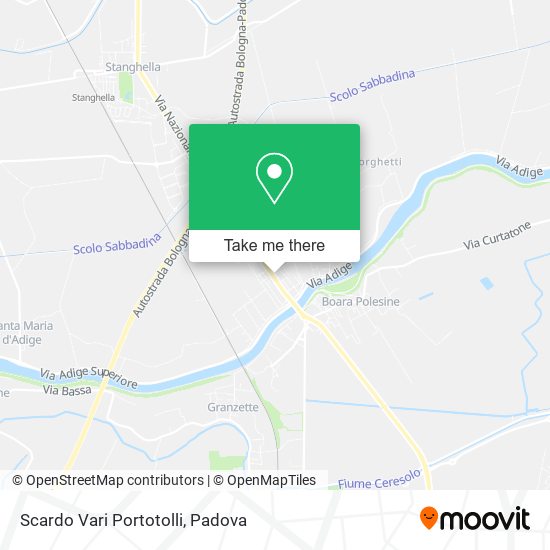 Scardo Vari Portotolli map