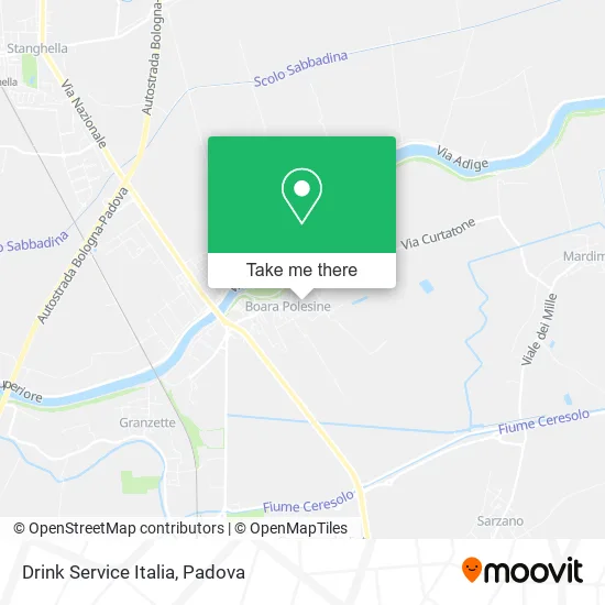 Drink Service Italia map