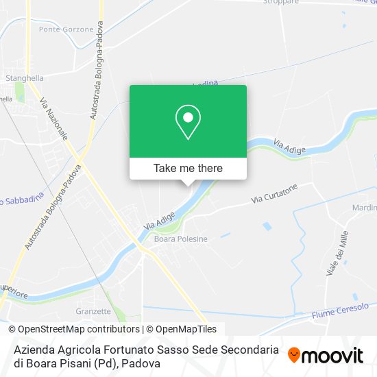 Azienda Agricola Fortunato Sasso Sede Secondaria di Boara Pisani (Pd) map