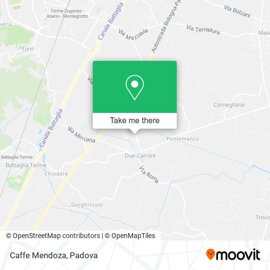 Caffe Mendoza map