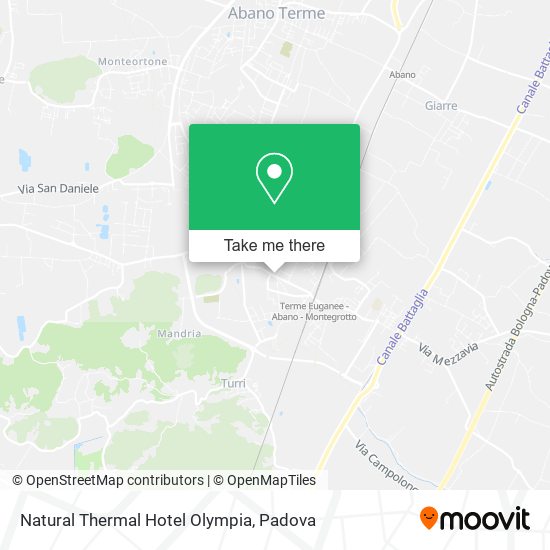 Natural Thermal Hotel Olympia map