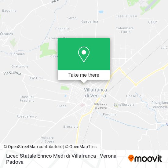 Liceo Statale Enrico Medi di Villafranca - Verona map
