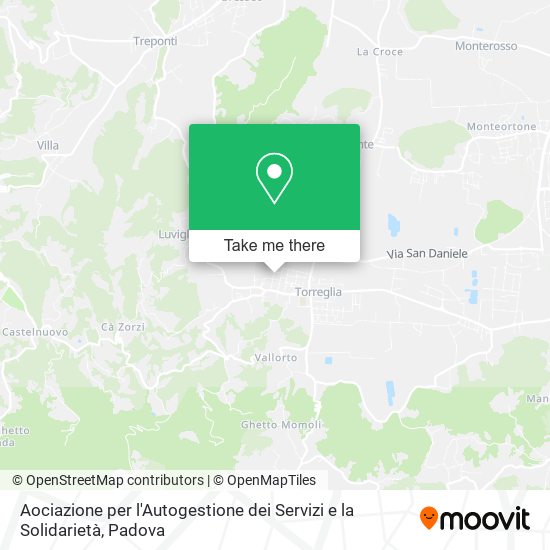 Aociazione per l'Autogestione dei Servizi e la Solidarietà map