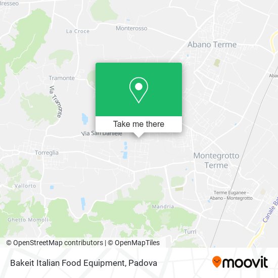 Bakeit Italian Food Equipment map