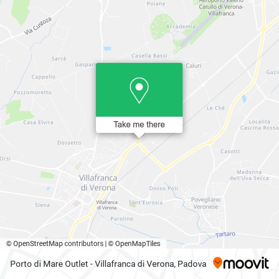 Porto di Mare Outlet - Villafranca di Verona map