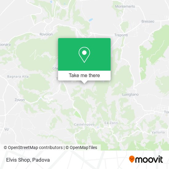 Elvis Shop map