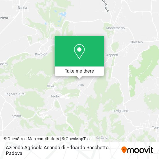 Azienda Agricola Ananda di Edoardo Sacchetto map