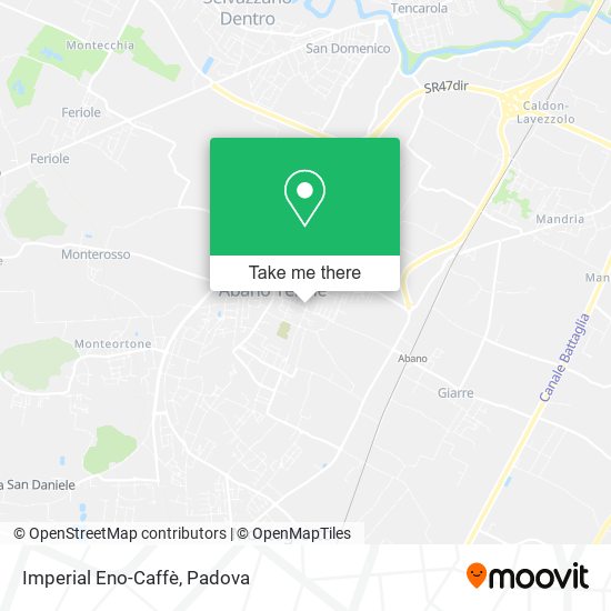 Imperial Eno-Caffè map