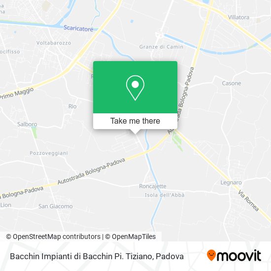 Bacchin Impianti di Bacchin Pi. Tiziano map