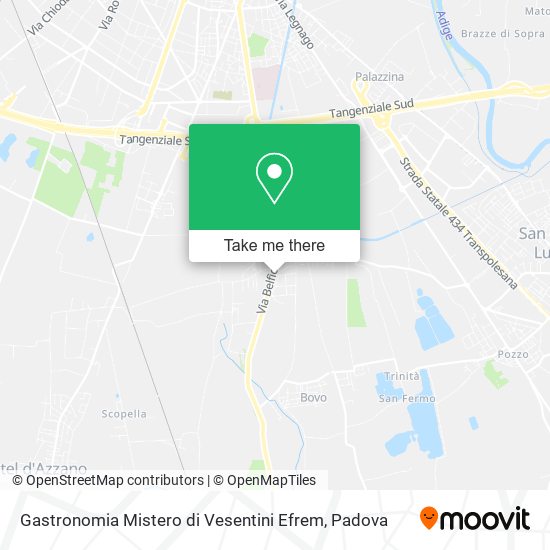 Gastronomia Mistero di Vesentini Efrem map