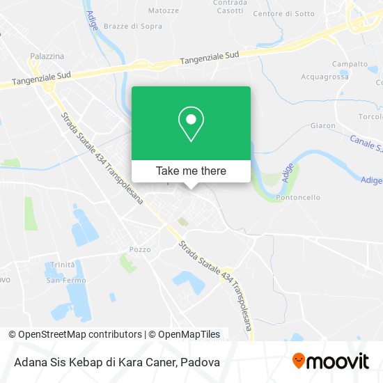 Adana Sis Kebap di Kara Caner map