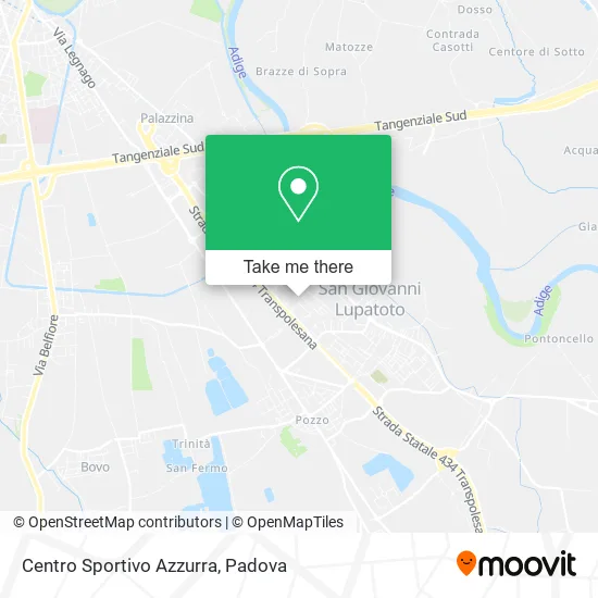 Centro Sportivo Azzurra map