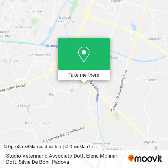 Studio Veterinario Associato Dott. Elena Molinari - Dott. Silvia De Boni map