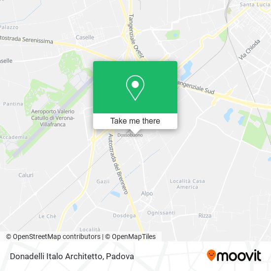 Donadelli Italo Architetto map