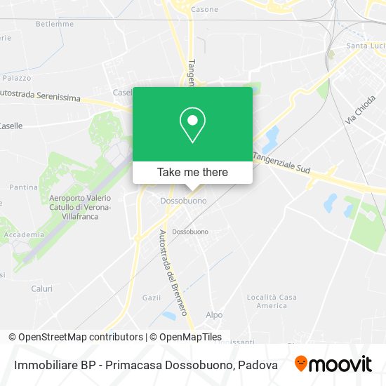 Immobiliare BP - Primacasa Dossobuono map