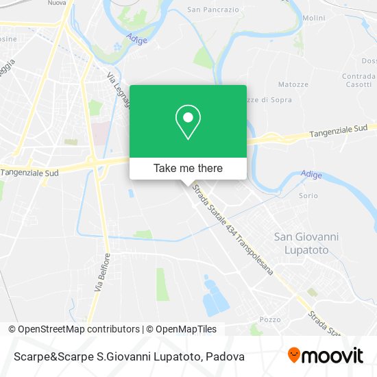 Scarpe&Scarpe S.Giovanni Lupatoto map