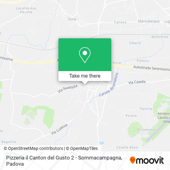 Pizzeria il Canton del Gusto 2 - Sommacampagna map