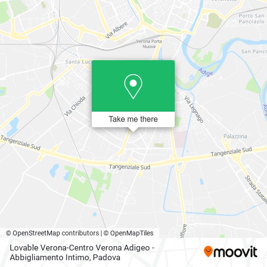 Lovable Verona-Centro Verona Adigeo - Abbigliamento Intimo map