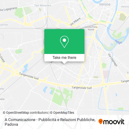 A Comunicazione - Pubblicità e Relazioni Pubbliche map