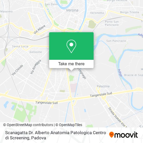 Scanagatta Dr. Alberto Anatomia Patologica Centro di Screening map