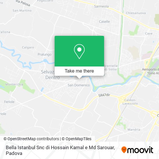 Bella Istanbul Snc di Hossain Kamal e Md Sarouar map