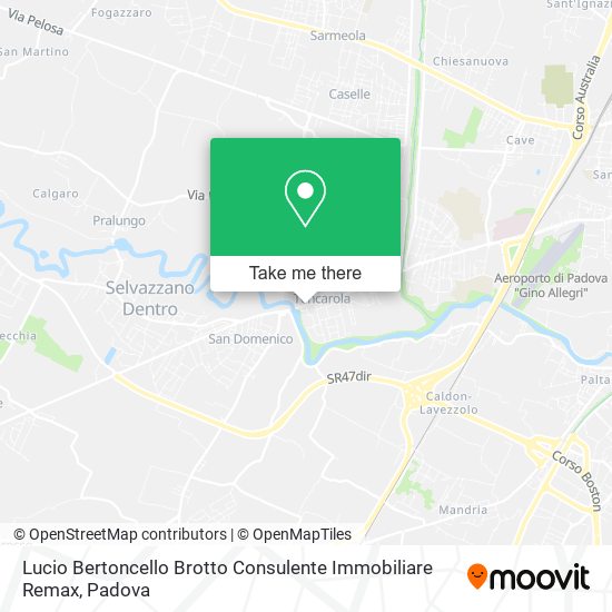 Lucio Bertoncello Brotto Consulente Immobiliare Remax map