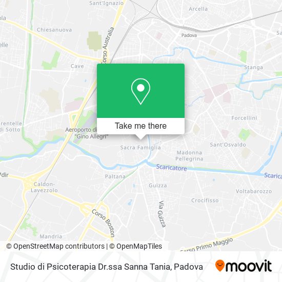 Studio di Psicoterapia Dr.ssa Sanna Tania map