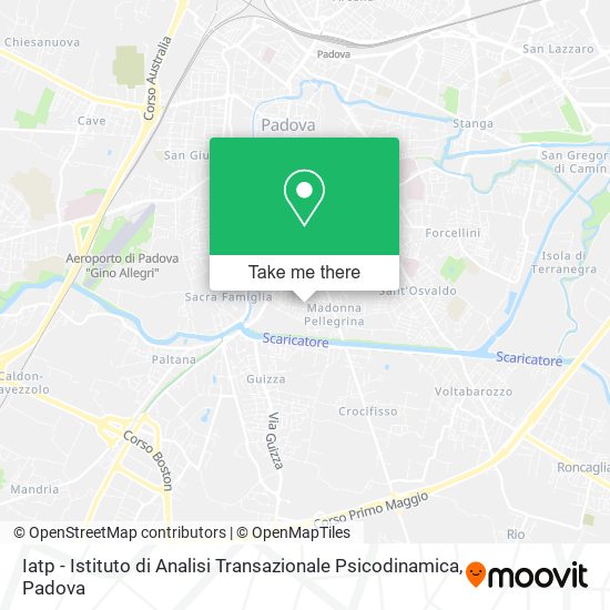 Iatp - Istituto di Analisi Transazionale Psicodinamica map