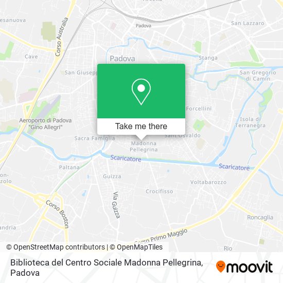 Biblioteca del Centro Sociale Madonna Pellegrina map
